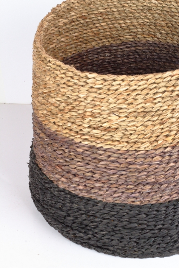 Kôš z morskej trávy guľatý strednej 32 × 29 × 32cm