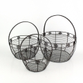 Košík drôtený antik