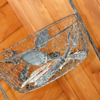 Košík na ovocie / etažér - motív príbory