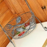 Košík na ovocie / etažér - motív príbory