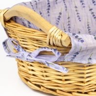 Košík na pečivo levanduľa 37cm