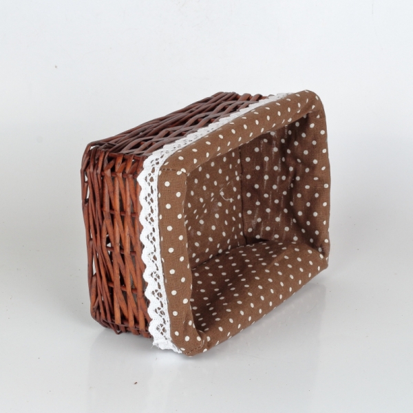 Košík prútený 41x34cm