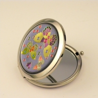 Kozmetické zrkadlo do kabelky motýľ