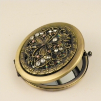 Kozmetické zrkadlo s kamienkami 7cm