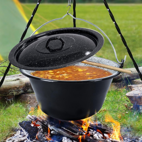 Kotlík na oheň smalt 13 l