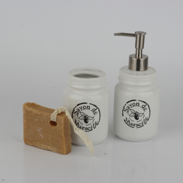 Kúpeľňová sada Savon de Marseille (2ks)