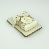 Kúpeľňový set Savon de Marseille (mydelnička + mydlo 100g)