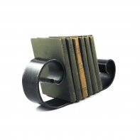 Kovaná zarážka na knihy - šnek