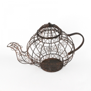 Kovová dekorácie kanvica 25x40x25cm