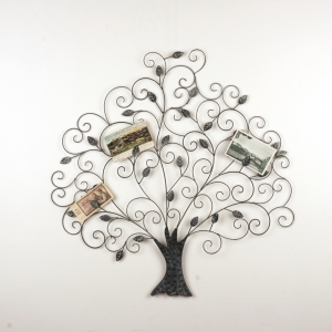 Kovová dekorácia na stenu strom 78x79cm