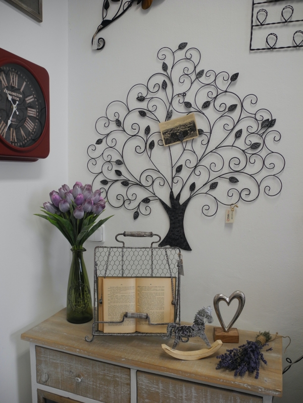Kovová dekorácia na stenu strom 78x79cm