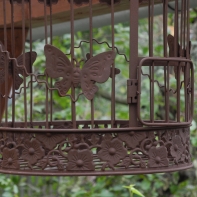 Kovová klietka retro 51 cm