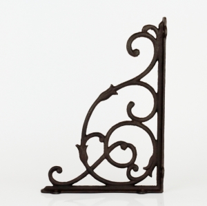 Kovová konzola na police 33x3x22cm