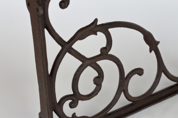 Kovová konzola na police 33x3x22cm