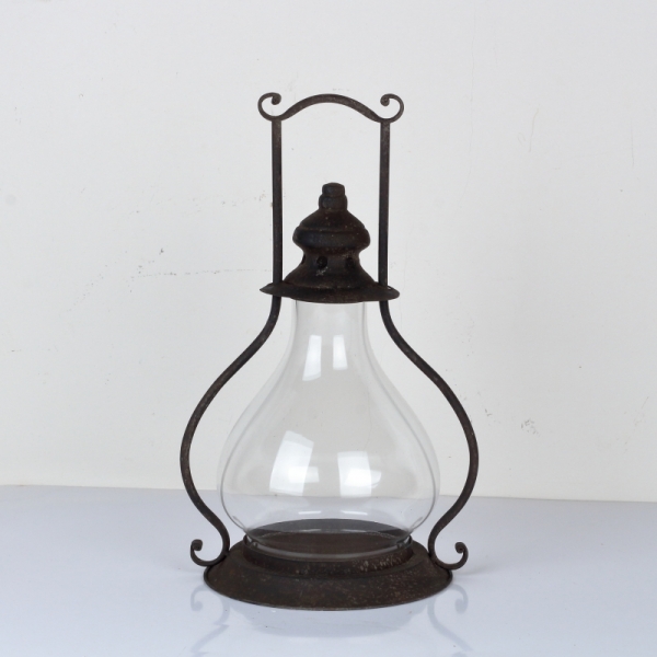 Kovová lampáš 22x45cm 