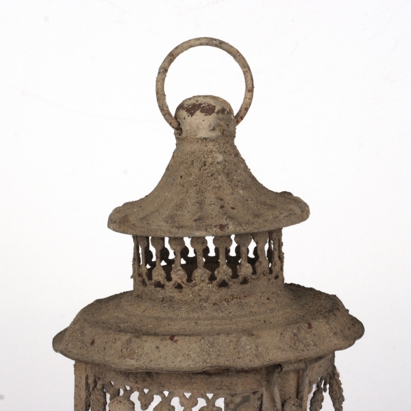 Kovová lucerna starodávna 20cm