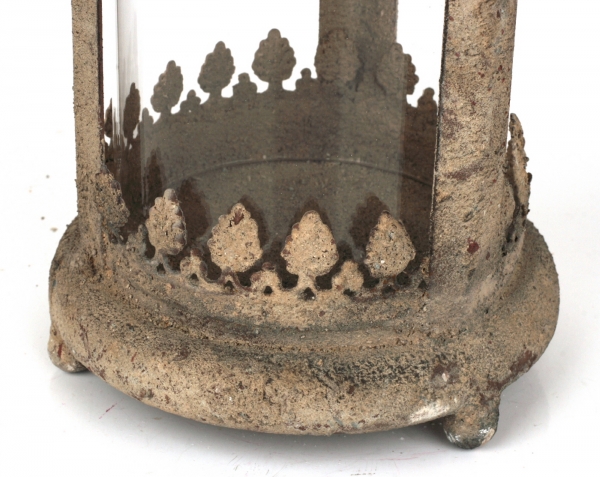 Kovová lucerna starodávna 20cm