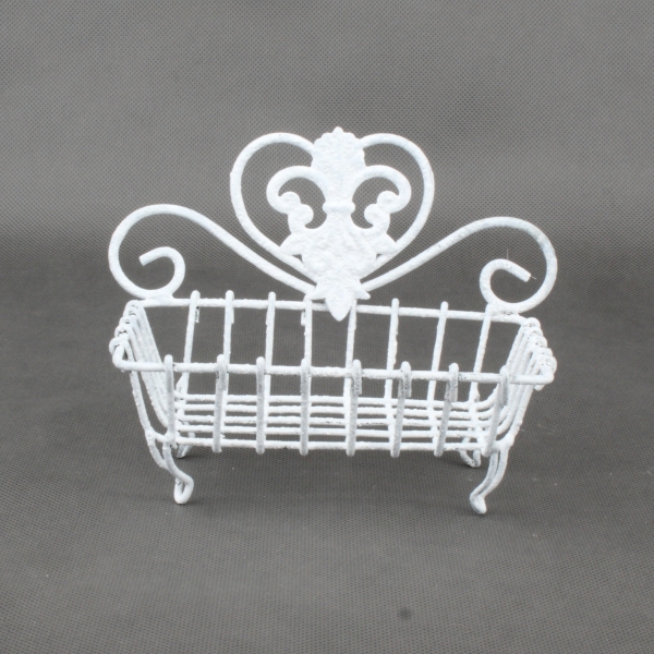 Kovová mydelnička srdce 14x11x10,5cm