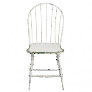 Kovová stolička biela 49x54x99cm