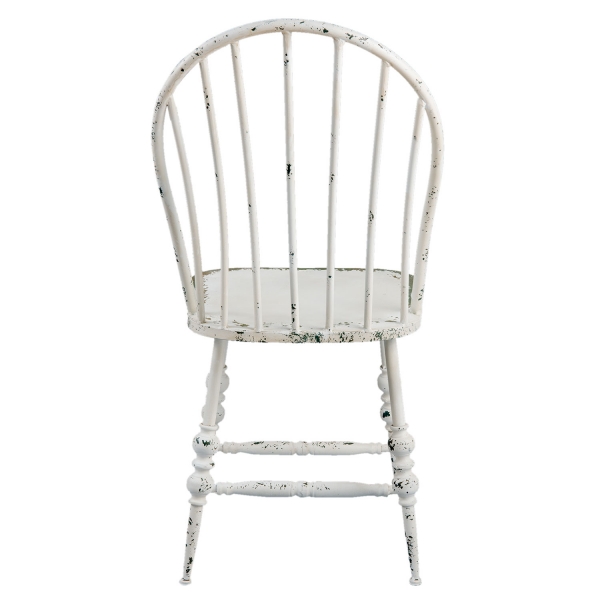 Kovová stolička biela 49x54x99cm