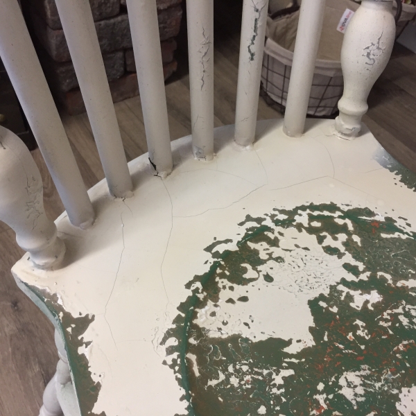 Kovová stolička s patinou 47x51x89cm