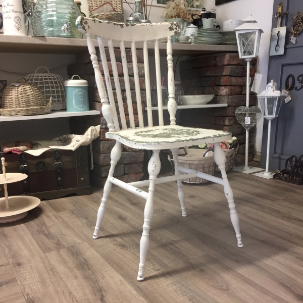 Kovová stolička s patinou 47x51x89cm