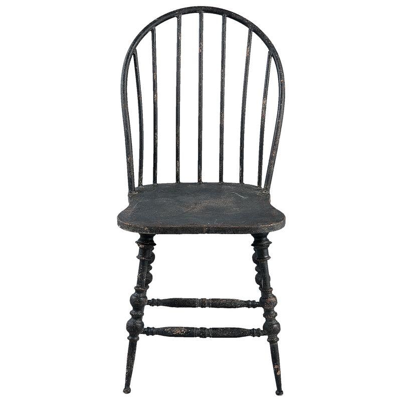 Kovová stolička tmavá 49x54x99cm