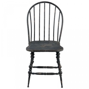 Kovová stolička tmavá 49x54x99cm