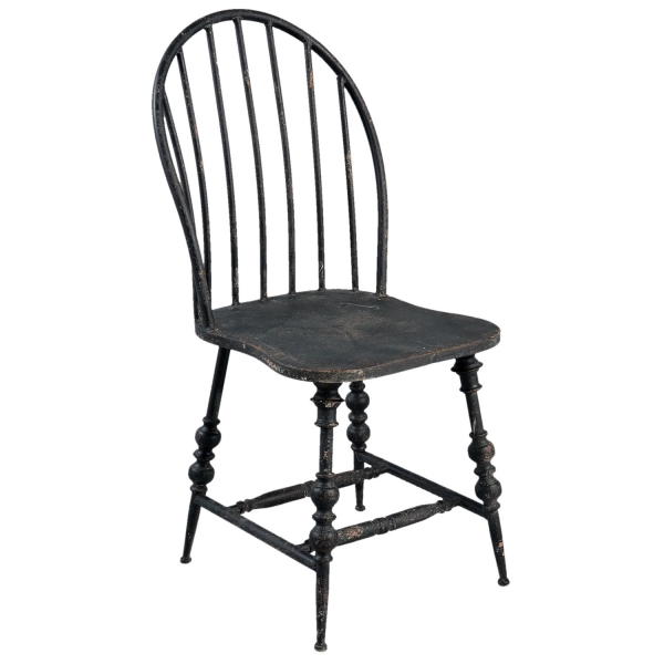 Kovová stolička tmavá 49x54x99cm