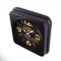 Kovové hodiny do reštaurácie London 35x35cm