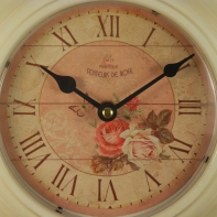 Kovové hodiny MARSEILLE SENTEURS DE ROSE