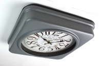 Kovové hodiny retro 35x35cm