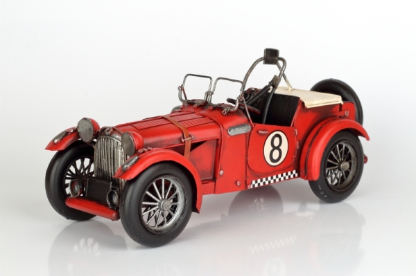 Kovové modely áut pretekárske auto 32cm