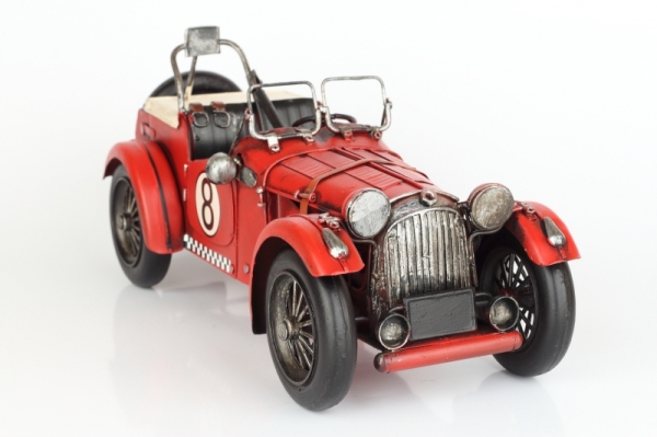 Kovové modely áut pretekárske auto 32cm