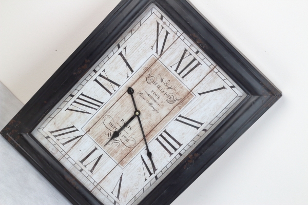 Kovové nástenné hodiny - VYŘAZENO - Paris 1928 44x58cm