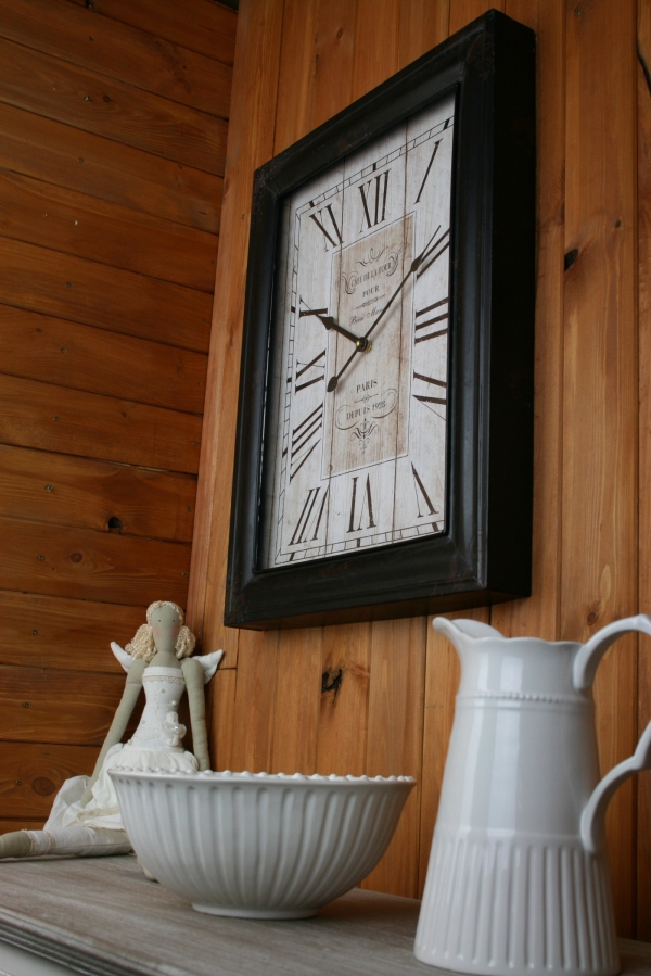 Kovové nástenné hodiny - VYŘAZENO - Paris 1928 44x58cm