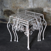 Kovové odkladacie stolíky Romantic 3ks 26/31 / 37cm