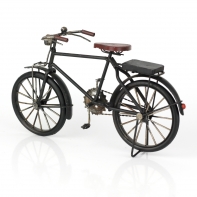 Kovové retro koleso čierne 31cm 