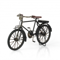 Kovové retro koleso čierne 31cm 