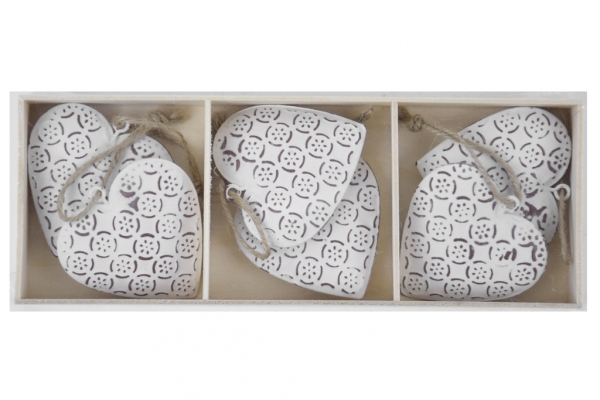 Kovové srdce 6,5x6cm