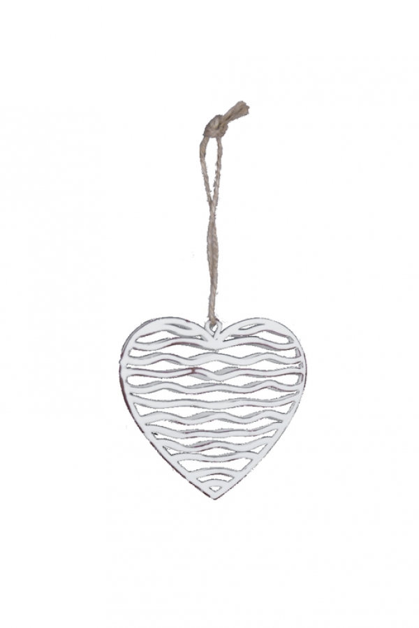 Kovové srdce na zavesenie Láska