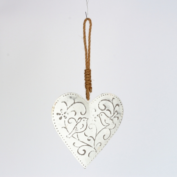 Kovové závesné srdce z lásky 13x22x3cm