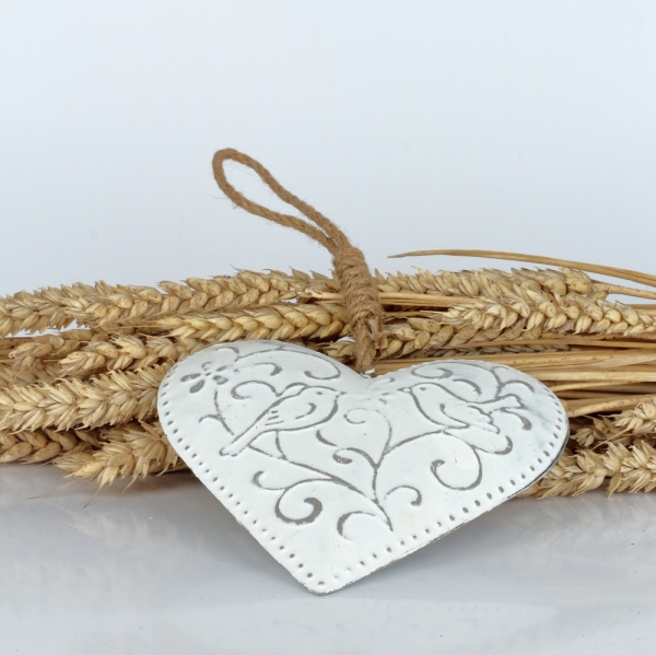 Kovové závesné srdce z lásky 13x22x3cm