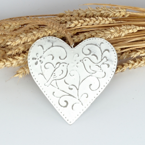 Kovové závesné srdce z lásky 13x22x3cm