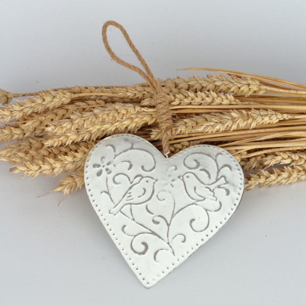 Kovové závesné srdce z lásky 13x22x3cm