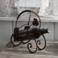 Kovový bar na víno 29cm