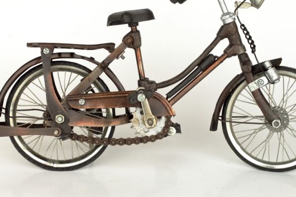 Kovový dekoračné model pánskej kolo 26x15cm