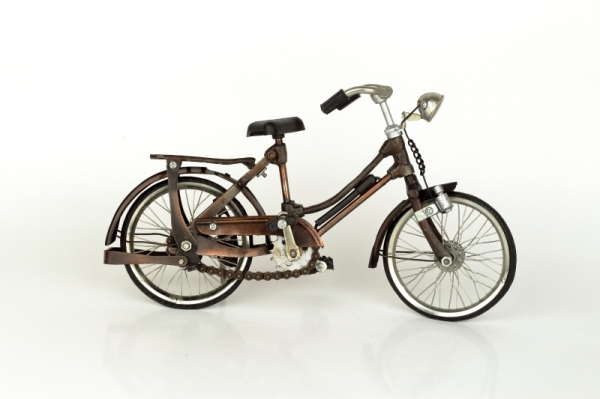 Kovový dekoračné model pánskej kolo 26x15cm