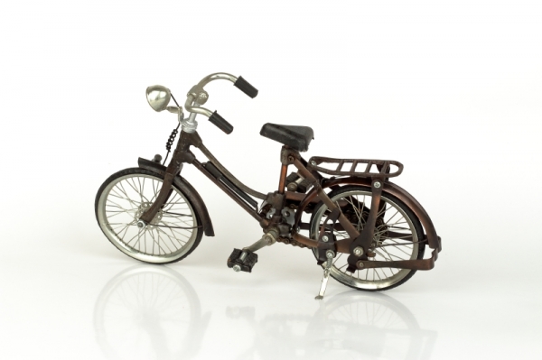 Kovový dekoračné model pánskej kolo 26x15cm