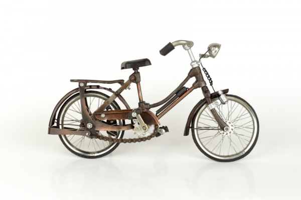 Kovový dekoračné model pánskej kolo 26x15cm